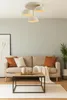 KAR LIGHTING Deckenlampe 3-flammig Beige – Moon Ecru Produktbild-Vorschau 7