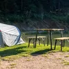 EVEBASE - Camping Set - Tisch - 2 Bänke - Bambus - Flex Produktbild-Vorschau 6