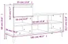 vidaXL Věšák na boty Grey Sonoma 102x36x60 cm Dřevěný Náhled obrázku produktu 5
