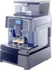 An automatic espresso machine making coffee into two clear glasses. Podgląd zdjęcia produktu