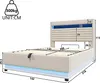 Lit rembourré hydraulique Flieks 140 x 200 cm avec LED, lit Voir les images du produit 5