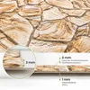 3D Wandpaneele PVC Steinoptik | Honig Sandstein | 20 Produktbild-Vorschau 4