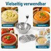 Edelstahl Passiermühle 2L mit Handkurbel, Food Mill mit 3 Produktbild-Vorschau 3