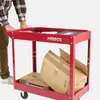 AREBOS Werkstatt-Rollwagen | Montagewagen mit 2 Fächern | Produktbild-Vorschau 10