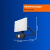REV LED Strahler SUPRA 20S 20W anthrazit m. Bewegungsmelder Produktbild-Vorschau 3