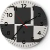 Wanduhr - Rund - Glasuhr - Abstraktion Kontrast Figuren - Produktbild-Vorschau 1