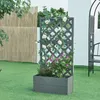 Pflanzkasten mit Spalier ‘Amstelveen’ WPC 135 x 65 x 30 cm Produktbild-Vorschau 1