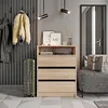 KOMTO Kommode mit 3 Schubladen Komodenschrank für Produktbild-Vorschau 2