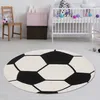 Tapis de football rond, doux et résistant, pour chambre Voir les images du produit 1