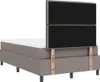 Maison Exclusive - Boxspringbett mit Matratze mit LED Taupe Produktbild-Vorschau 10