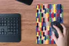 MuchoWow® Mauspad Mousepad Krawatte - Regenbogen - Muster Produktbild-Vorschau 4