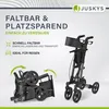 Juskys Rollator Vital faltbar, leicht, höhenverstellbar - Produktbild-Vorschau 8