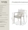 tectake® Gartenstühle Alcudia, wetterfest, stapelbar Produktbild-Vorschau 5
