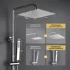 JOHO Regendusche Duschset mit Duscharmatur Komplettset- Produktbild-Vorschau 3