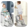 2-in-1 Toilettensitz Kinder mit Treppe,Toilettenaufsatz Produktbild-Vorschau 2