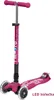 Micro Kinder Scooter Maxi Deluxe LED Faltbar , Hellrot Produktbild-Vorschau 6