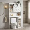 Toilettenschrank über dem WC, ALIGHTUP, 2 Türen, 2 Produktbild-Vorschau 1