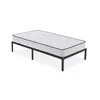 Łóżko Metalowe 100x200 cm z Materacem Łóżko Gościnne Podgląd zdjęcia produktu 1
