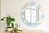 Ø50cm Spiegel - Glasrahmen mit Aufdruck - Wandspiegel Produktbild-Vorschau 3