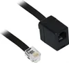 goobay RJ-12 Kabel 6,0 m schwarz, 1 St. Produktbild-Vorschau 1