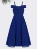 Elegante abito da festa lungo per ragazze taglia 140 cm - Anteprima dell’immagine prodotto 4