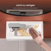 EMKE Lavabo mural en céramique 36.5×18×9 cm - Carré blanc Voir les images du produit 5