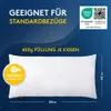 LILENO HOME Microfaser Kissen 40x80 cm PREMIUM (450g Produktbild-Vorschau 5