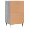 vidaXL Sideboards 2 Stk. Grau Sonoma 40x35x70 cm Produktbild-Vorschau 10