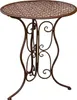 Runder Gartentisch Modell Lani aus Metall, Antik, Ø 60 cm, Produktbild-Vorschau 2