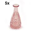 Szklane wazony, 5 sztuk, różowe, 14,5 cm Podgląd zdjęcia produktu 3