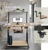 Bureau Fife 80x65,5x130,5cm - Bois clair industriel, Chêne Voir les images du produit 4