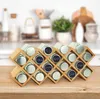 Relaxdays Portaspezie in bambù, D x L x A: 18 x 43 x 9,5 Anteprima dell’immagine prodotto 2