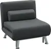 HOMCOM-Schlafsessel-Samtimitat(100% Polyester), Stahl-75L x Produktbild-Vorschau 1
