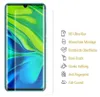 A smartphone screen protector is shown next to a list of its features. Produktbild-Vorschau