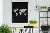 MuchoWow® Wandteppich Wandbehang Weltkarte - Pflanzen - Produktbild-Vorschau 2