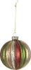 Clayre & Eef Weihnachtskugel 4er Set Ø 8 cm Rot Grün Glas Produktbild-Vorschau 2