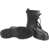 A pair of black leather lace-up boots shown from two angles against a white background. Produktbild-Vorschau