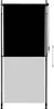 A black and gray roller blind on a stand. Náhľad obrázku produktu