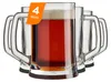 Pasabahce Pub Bierglas 500 ml – Klares Glas mit Henkel, 4er Produktbild-Vorschau 1