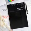 PlanWise Black Buchkalender 2027 A5 Flex-Hardcover - 1 Produktbild-Vorschau 5