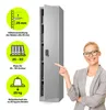 Muralo Úzka kovová skriňa so zámkom na kancelárske spisy a Náhľad obrázku produktu 3