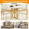 Flieks Esstisch Rundtisch, 80x76 cm, Esszimmertisch mit Produktbild-Vorschau 3