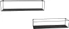 Industriedesign Wandregale aus Metall schwarz - Drahtkörbe Produktbild-Vorschau 2