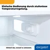 Exquisit Vollraumkühlschrank KS320-V-H-040E inoxlook | 242 Produktbild-Vorschau 8