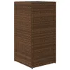 Design Pflanzkübel 2 Stk. Braun 40x40x80 cm Poly Rattan, Produktbild-Vorschau 8