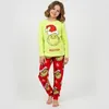 Grinch VELOURS, WEIHNACHTS-Pyjama für Mädchen, ZWEITEILIGER Produktbild-Vorschau 6