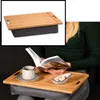 Tavolino da letto in bambù KESPER, con base imbottita Anteprima dell’immagine prodotto 8