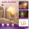 3er Set LED Pilz-Nachtlichter mit Dämmerungssensor, Produktbild-Vorschau 6