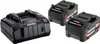 Akku-Pack METABO Base-Set 5,2 AH 18 V - 2 x Li Gigafish Produktbild-Vorschau 2