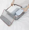 Set di 7 organizer per valigie da viaggio, grigio Anteprima dell’immagine prodotto 16